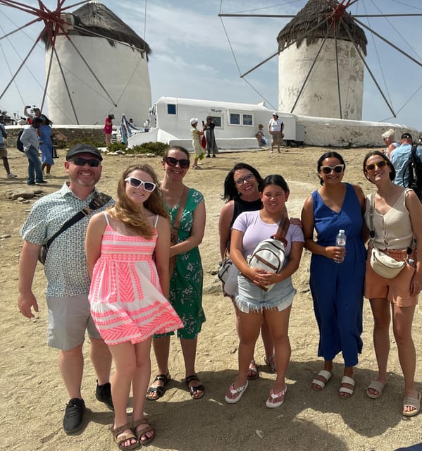 4Hour Mykonos Adventure Walk Town & Minivan Countryside Tour - Van Time Between Town and the Coast