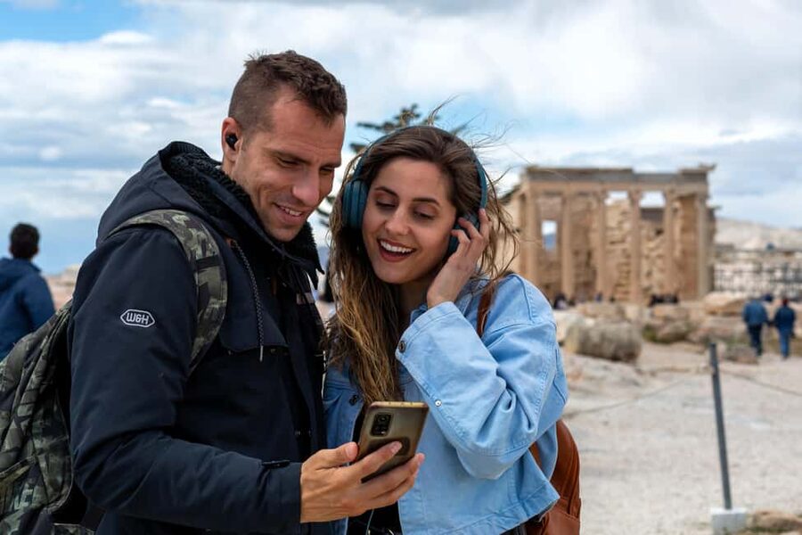 Acropolis Self-Guided Smartphone Tour w/Audio & 3D(No entry) - GPS and the Interactive Map, Helpful or Just Another Screen