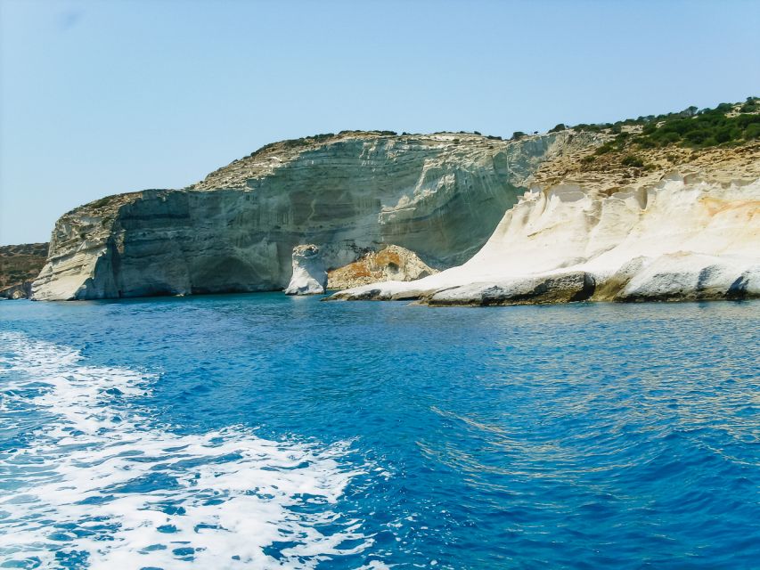 Adamas: Kleftiko Sailing Day Trip with Snorkeling and Lunch - Meeting at Adamas, Then Rolling Past the West Coast