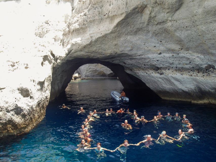 Adamas: Milos & Polyaigos Full-Day Sailboat Tour with Lunch - Kleftiko Caves: The Main Event for Snorkelers and Photo Fans