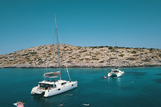 Ag.Nikolaos: Catamaran Trip with Sushi, Drinks, & Water Toys - Sailing from Agios Nikolaos: the rhythm of a half-day done right