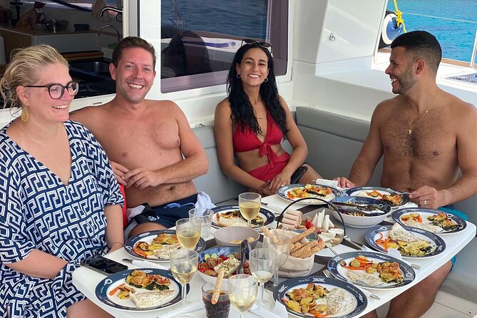 Ag.Nikolaos: Catamaran Trip with Sushi, Drinks, & Water Toys - Meals on board: Cretan lunch built for real energy