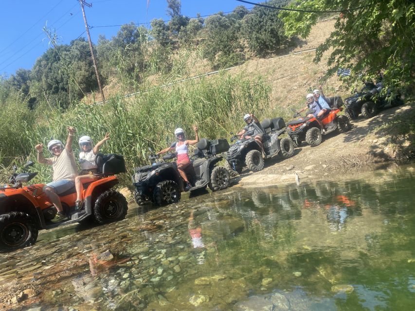 Agia Pelagia Crete Quad Bike authentic backland Tour - Quad Safari Peninsula start: training first, then real riding
