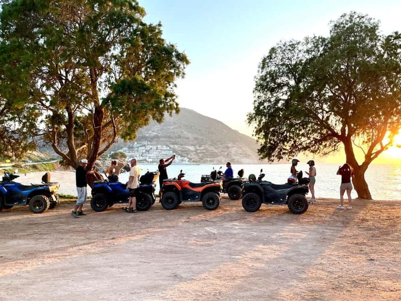 Agia Pelagia: Sunset or Morning Quad Tour & Ghost Town Visit - Start Smart at ELA Quad Safari (Near Blue Bay Hotel)