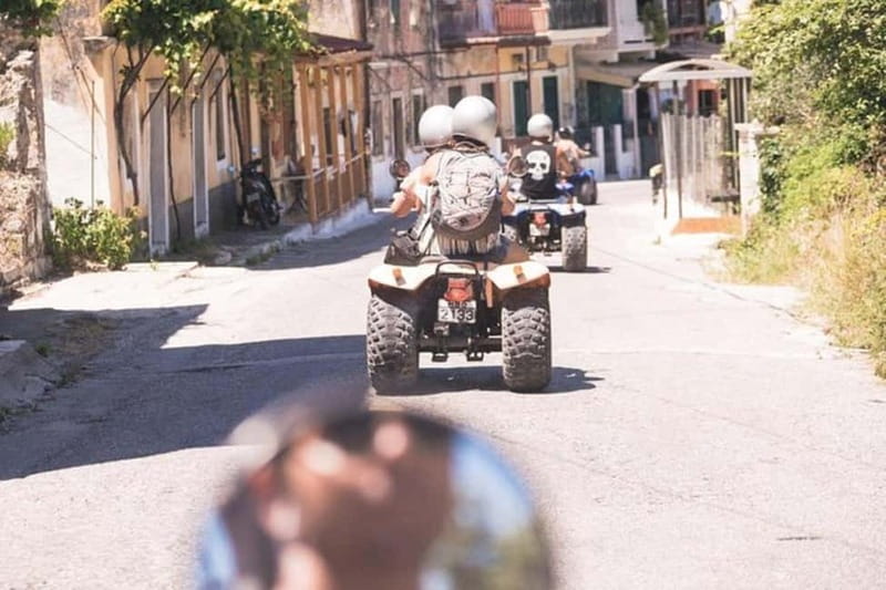 Agios Gordios: Corfu ATV Quad Tour with Lunch at Pink Palace - Entering the day at Pink Palace Hotel in Agios Gordios