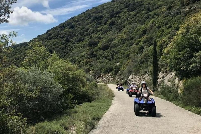 Agios Gordios: Corfu ATV Quad Tour with Lunch at Pink Palace - Sea views, cliffs, and secluded moments along the route