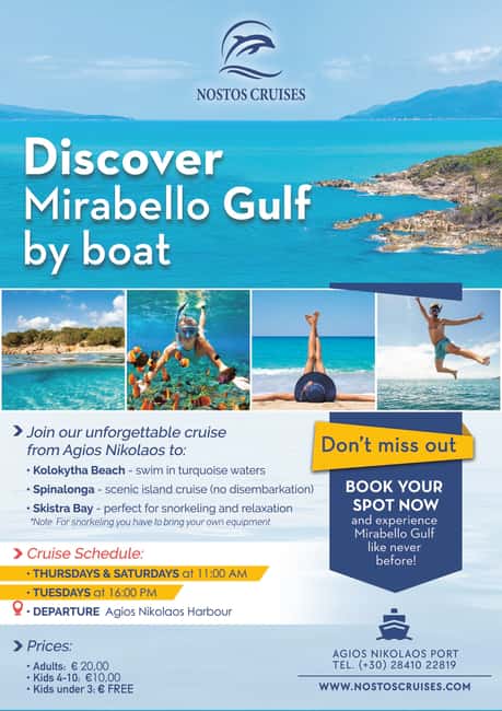 Agios Nikolaos: Fun Cruise Around Elounda Bay - Agios Nikolaos to Mirabello Bay: the appeal of this cruise setup