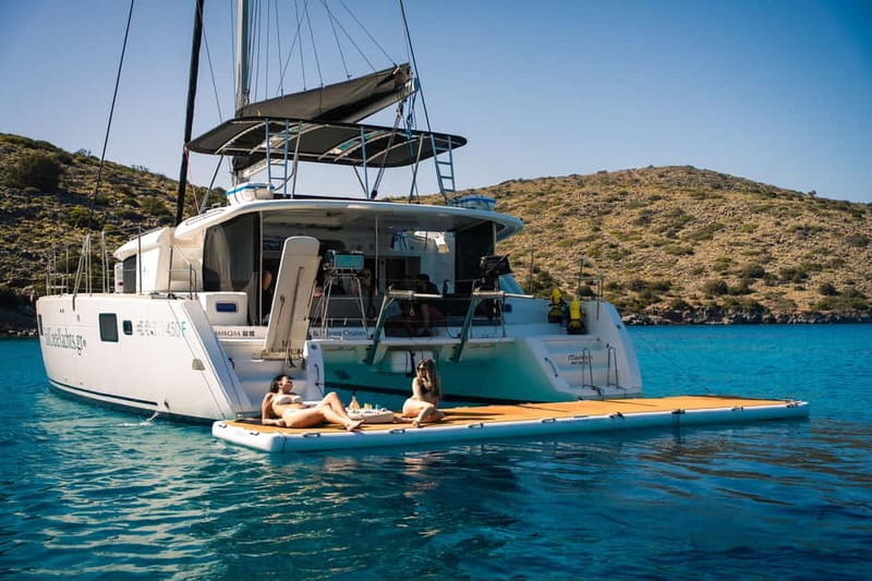 Agios Nikolaos: Sailing Trip Catamaran Lunch and Water Toys - Mirabello Gulf day sailing from Agios Nikolaos, why this route works