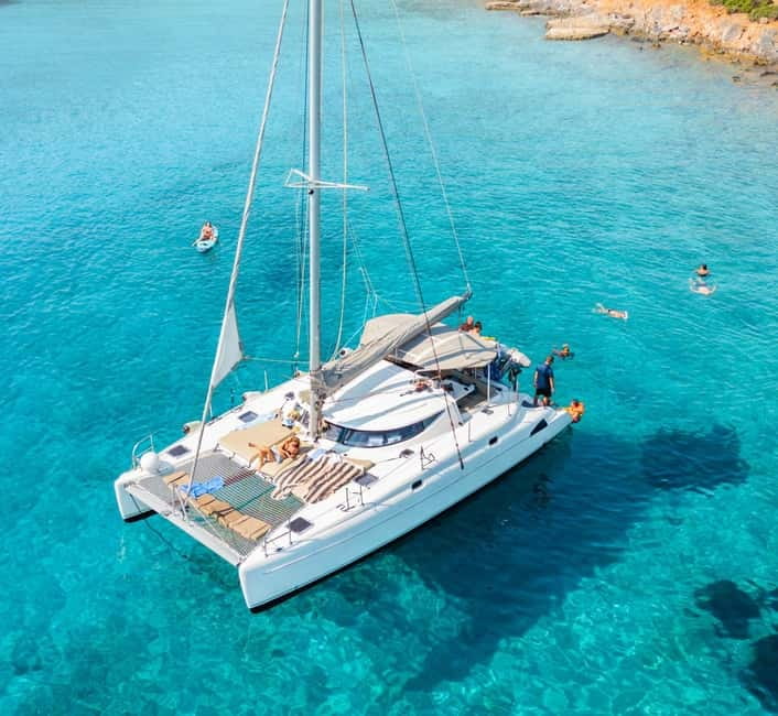 Agios Nikolaos: Spinalonga and Kolokytha Catamaran with Meal - Key highlights you actually feel on the water