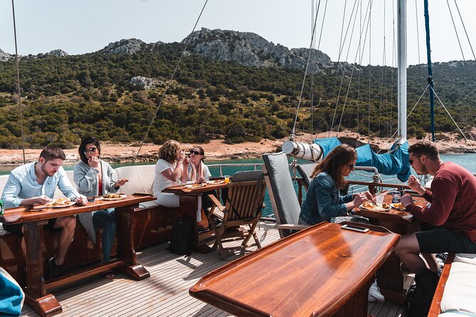 All Day Cruise -3 Islands to Agistri,Moni, Aegina with lunch and drinks included - Aegina Stop: pistachios, Apollo, and a choose-your-own-adventure feel