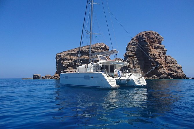 All-Inclusive Catamaran Day Cruise - How the Water Stops Feel, With Naxos Coves and Possible Paros Time