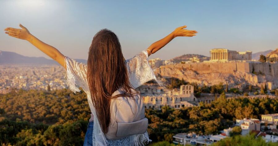 Amazing Athens: Capturing Memories amidst the Acropolis View - Timing and light, how to pick the right moment for your backdrop
