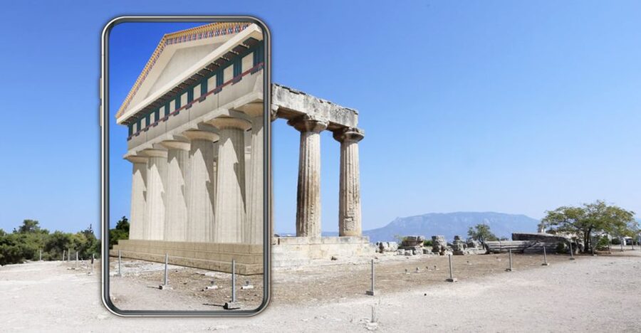 Ancient Corinth Self-Guided Tour with 3D & Audio (No Ticket) - 360 views and 3D models at Apollo and the Bema