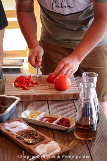 Argassi: Zakynthian Culture & Greek Cooking Class with Lunch - Lunch in the shady garden: eat what you made with a cold drink