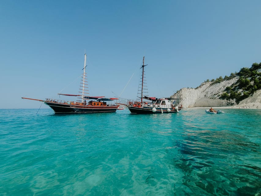 Argostoli: Full-Day Boat Trip with Lunch & Wine - Onboard vibe: wine, music, and hosts who actually manage the day