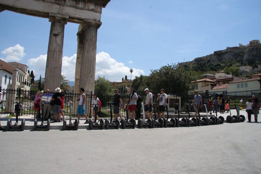 Athens: 3-Hour Grand Tour by Segway - Thiseio, Filopappou, Pnyx, and Areopagus: the Acropolis view sequence