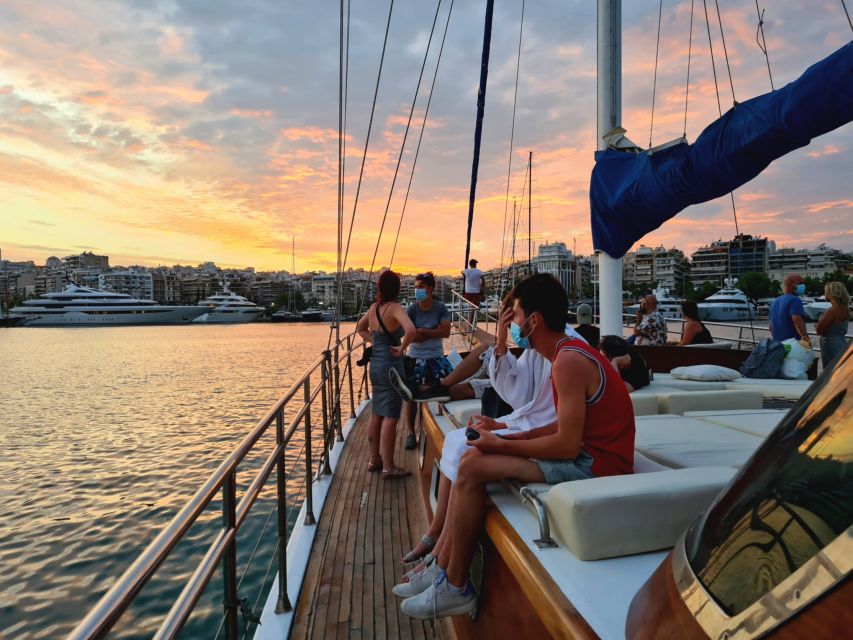 Athens: 3-Hour Sunset Cruise with Swim Stop, Snacks & Drinks - Boarding and seating: the one practical move that saves your evening