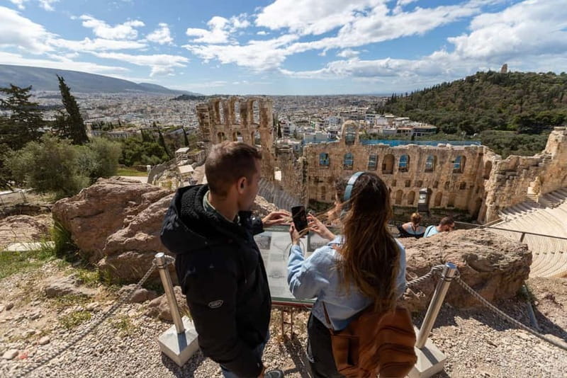 Athens: Acropolis Ticket & Multilingual 3D Audiovisual Tour - Parthenon and the main monuments you will connect to the app