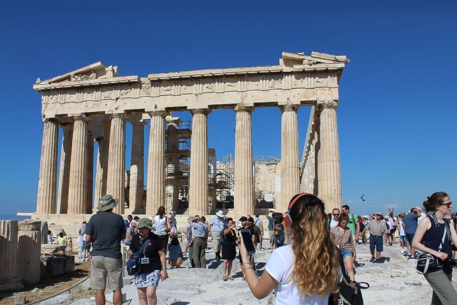 Athens: Acropolis Ticket with Multilingual Audio Guide - Propylaea and the Socrates statue story, right at the threshold