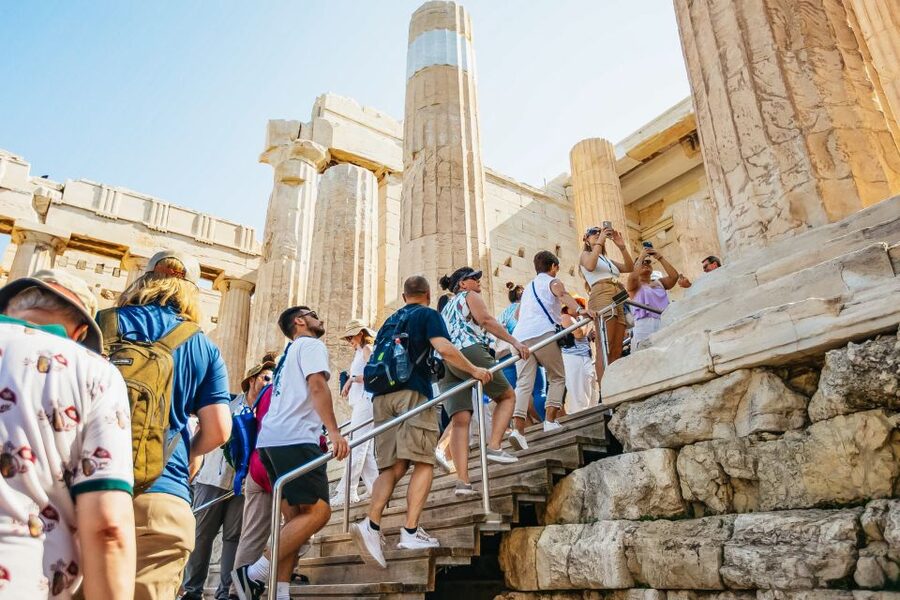 Athens: Acropolis Ticket with Optional Audio or Live Guide - Using the Athens Old Town Plaka audio before or after
