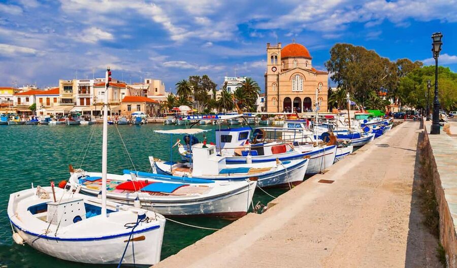 Athens: Aegina Island Small Group Premium Guided Tour - Agia Marina beach: one hour to reset, swim, and cool off