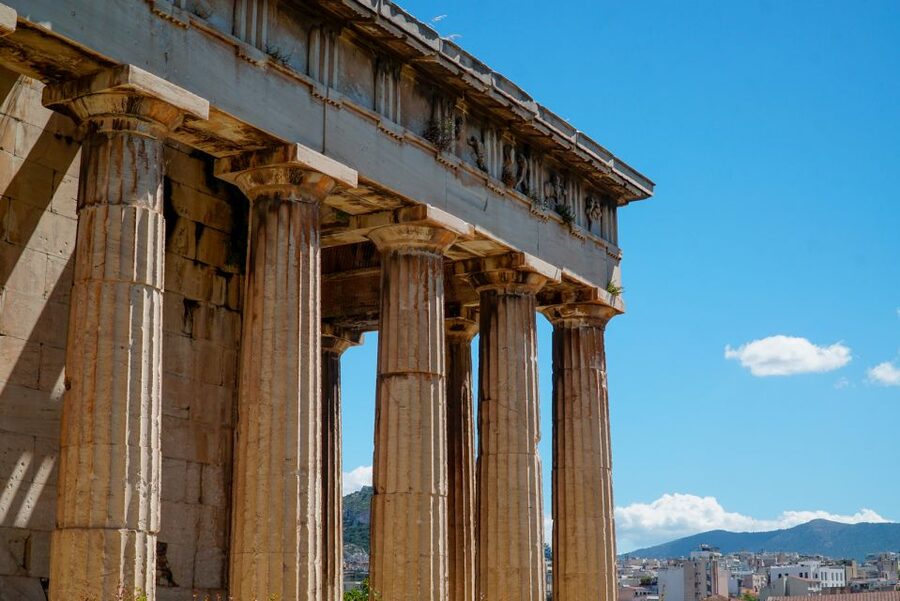 Athens: Ancient Agora E-Ticket and Audio Tour - Finish at the Theatre of Dionysus: where tragedies were staged