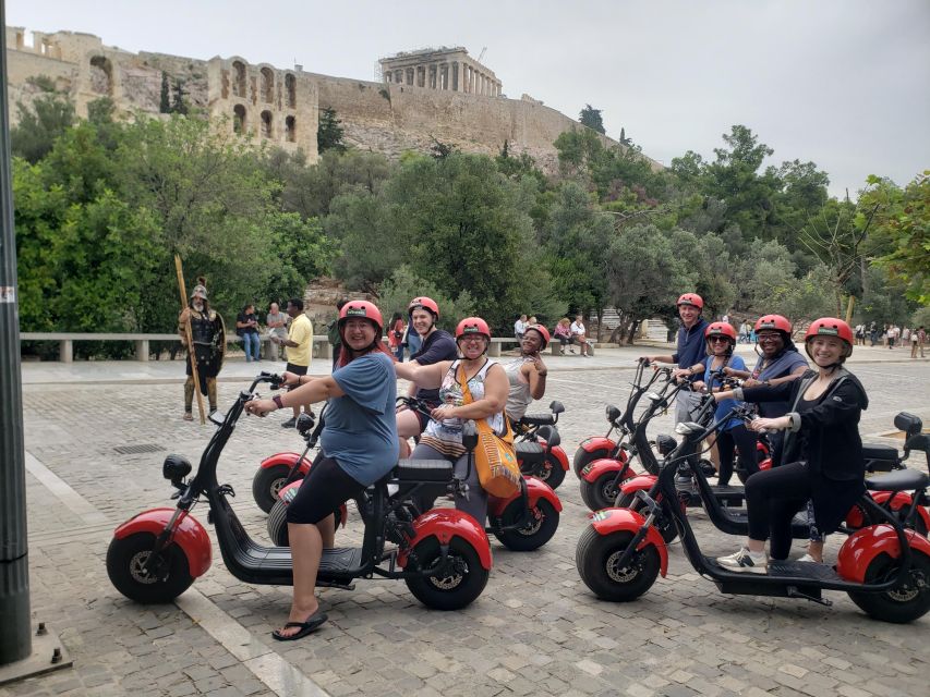 Athens: Award-Winning Acropolis Guided e-Scooter Tour - Passing spots you’ll recognize later: Agia Marina, Makrygianni, and more