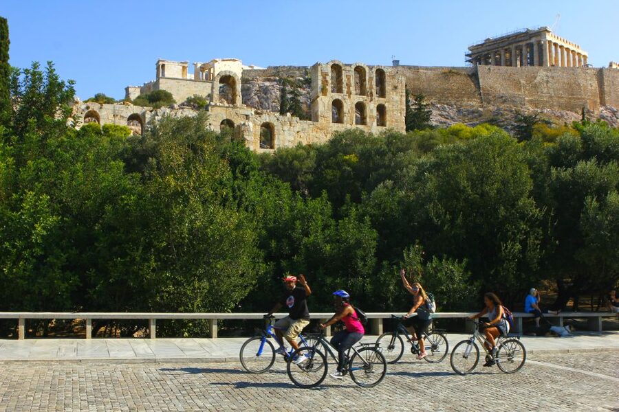 Athens: City Bike tour with Acropolis Visit Option - Quick hits before you book