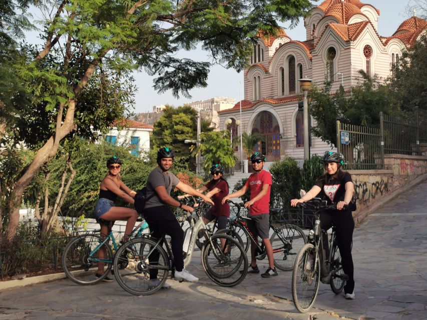 Athens: City Bike tour with Acropolis Visit Option - Getting started near Acropolis metro, bike fit, and the safety briefing