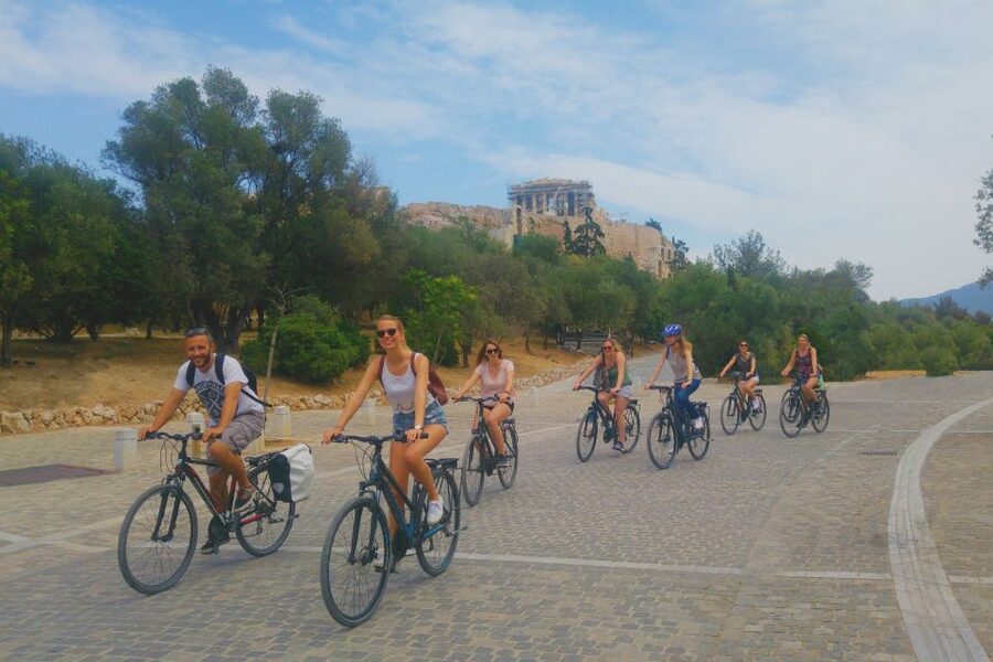 Athens: City Electric Bike Tour with Acropolis Visit Option - Temple of Olympian Zeus to Zappeion: Olympic Athens by bike