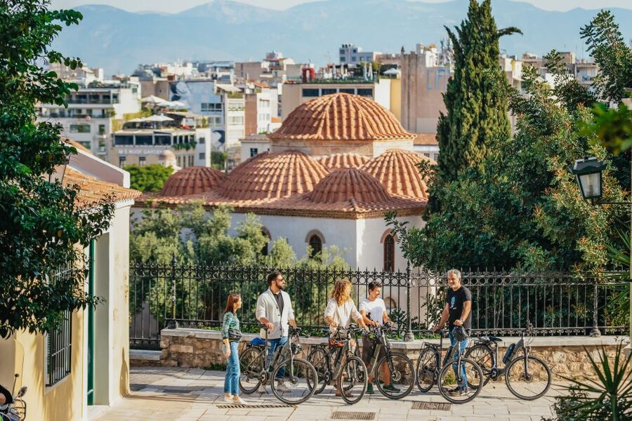 Athens: City Electric Bike Tour with Acropolis Visit Option - Presidential Mansion and changing guards: the photo stop you can plan for