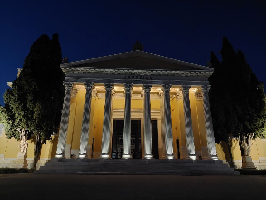 Athens: City Highlights Nighttime Walking Tour in Spanish - Monastiraki Square to the Ancient Agora, ending with Acropolis views