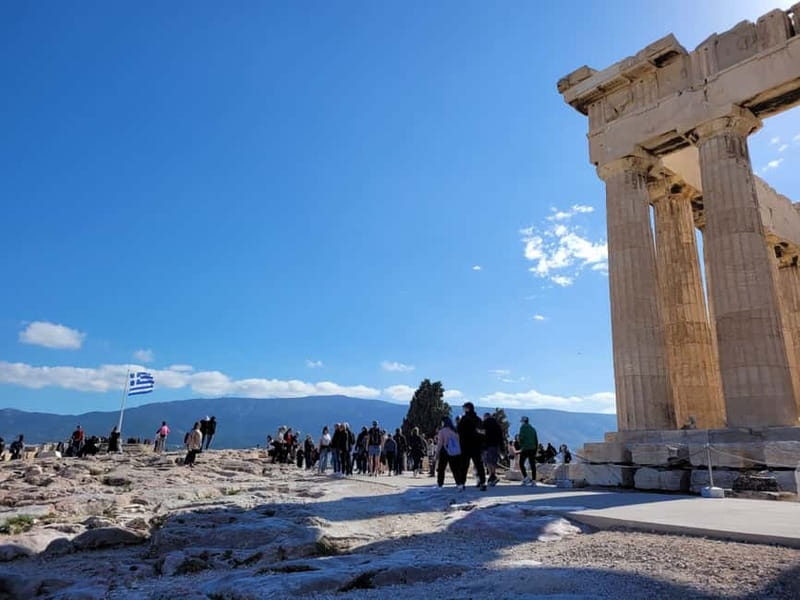 Athens: Discover Acropolis and Parthenon on a Guided Tour - Entering the Acropolis the right way from Mitseon 2