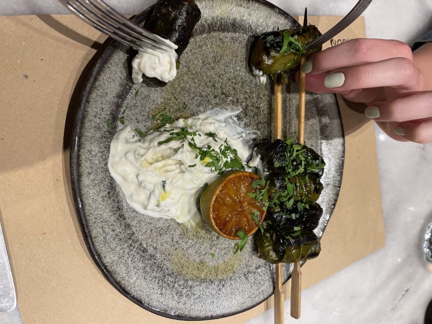 Athens: Evening Food Tasting Tour with Guide - First Tastings: yogurt, olive oil, cheese, cured meats