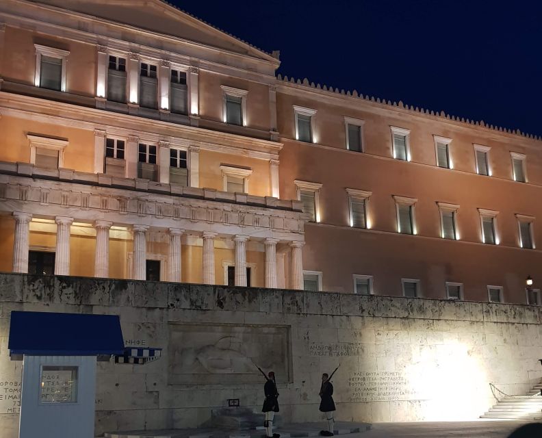 Athens: Evening Guided Walking Tour with Plaka & Dinner - Syntagma Square, the Unknown Soldier, and the Evzone moment