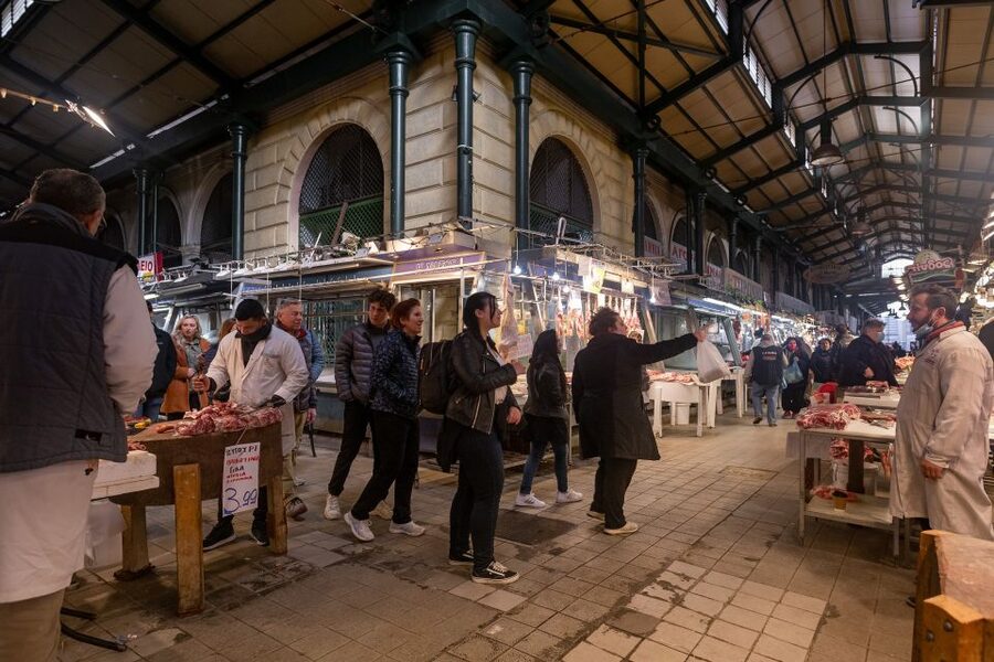 Athens: Food Market Visit and Cooking Class with Wine - The food moment: what you eat and what comes with it