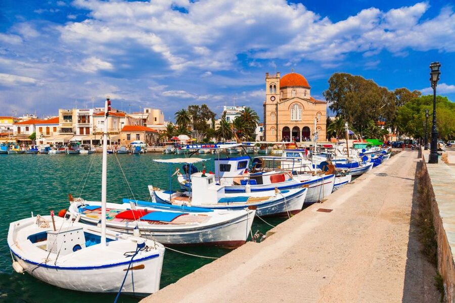 Athens: Full-Day Island Hopping Cruise with Lunch & Transfer - Moni Nature Park: Beach Lunch, Deer and Peacocks, and Snorkel Reality