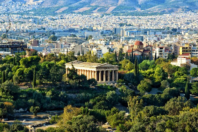 Athens Full Day Private Tour - Getting the outside views: Olympian Zeus and Hadrian’s Gate
