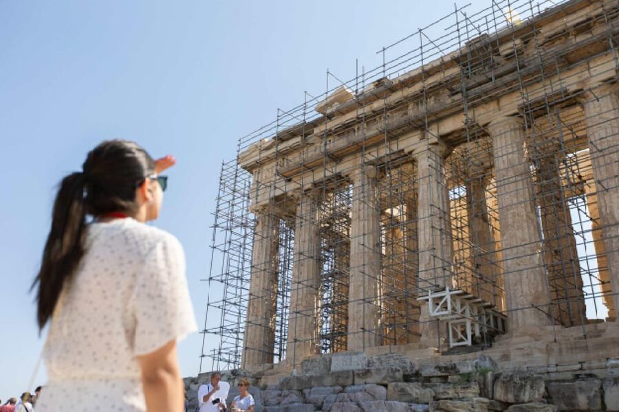 Athens Full Day Tour, Acropolis, Museum & Cape Sounion - Up the hill: the Acropolis views you came for