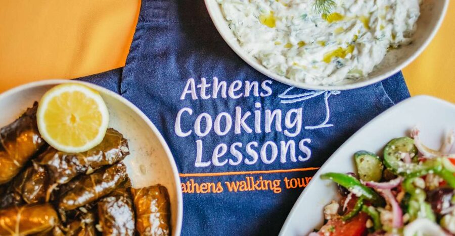 Athens: Greek Cuisine Cooking Class and 3-Course Dinner - Starter and salad cooking: fresh ingredients, herbs, and real technique