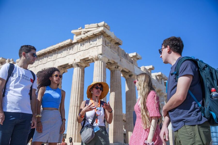 Athens: Highlights and Acropolis Guided Tour - The climb to the Acropolis: your view gets a story