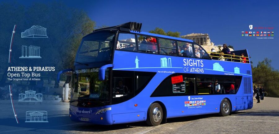 Athens: Hop-On Hop-Off Bus and Acropolis Museum Ticket - How the hop-on hop-off system works in real life