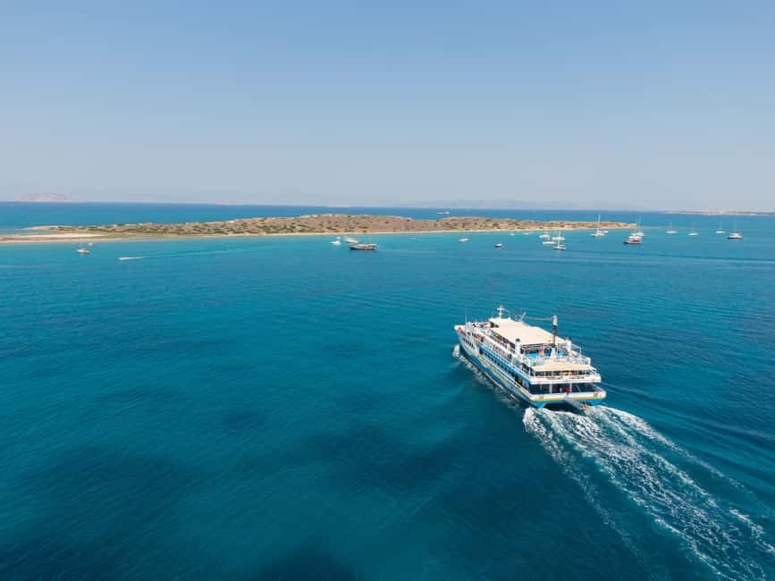 Athens: Islands Swimming Day Cruise. DJ, Lunch & Drinks inc. - Drinks and Greek Buffet Lunch: What the Open Bars Really Cover
