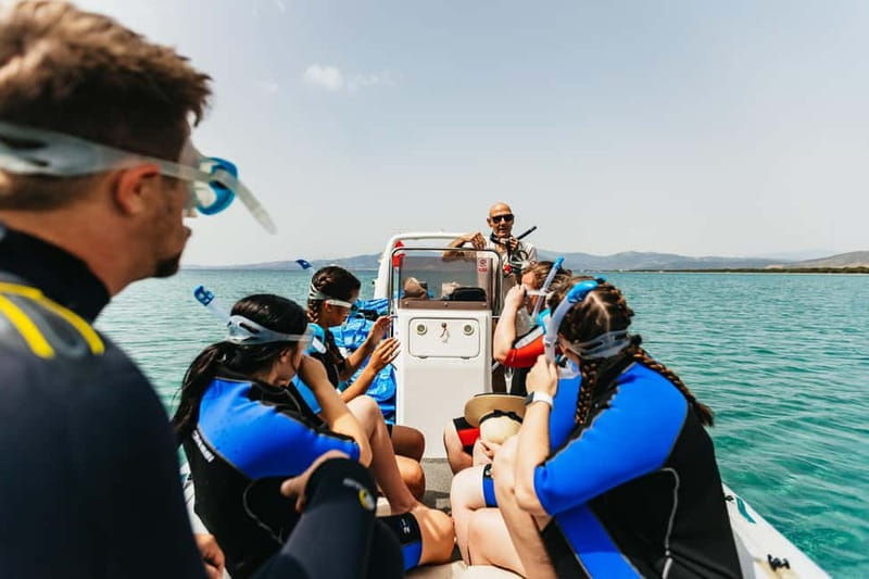 Athens, Nea Makri: Guided Small Group Snorkeling Boat Trip - Marathon Cape snorkeling: two guided swims with marine life moments