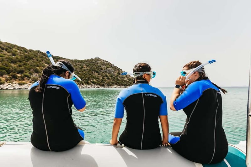 Athens, Nea Makri: Guided Small Group Snorkeling Boat Trip - Schinias Bay beach time inside a protected area