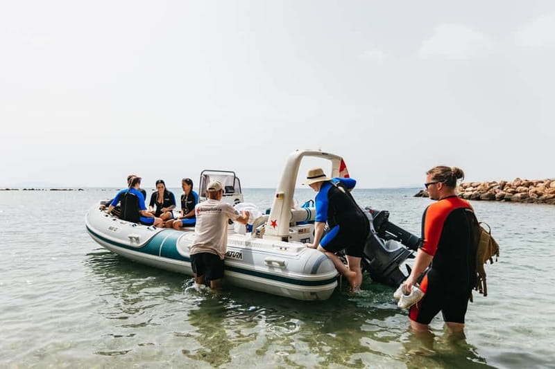 Athens, Nea Makri: Guided Small Group Snorkeling Boat Trip - Snorkel gear and coaching that make beginners feel safe