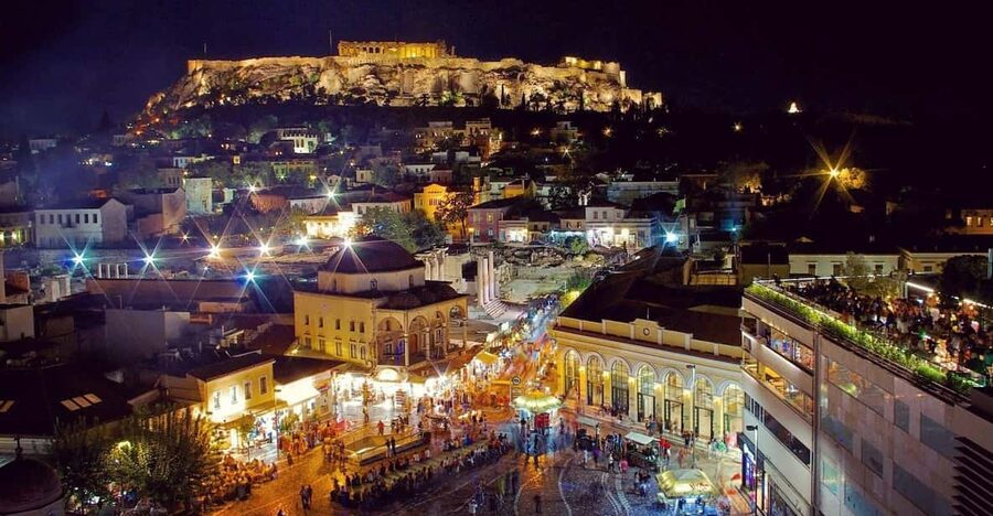 Athens: Night Walking Tour - 8:00 p.m. start and the meeting point near Syntagma