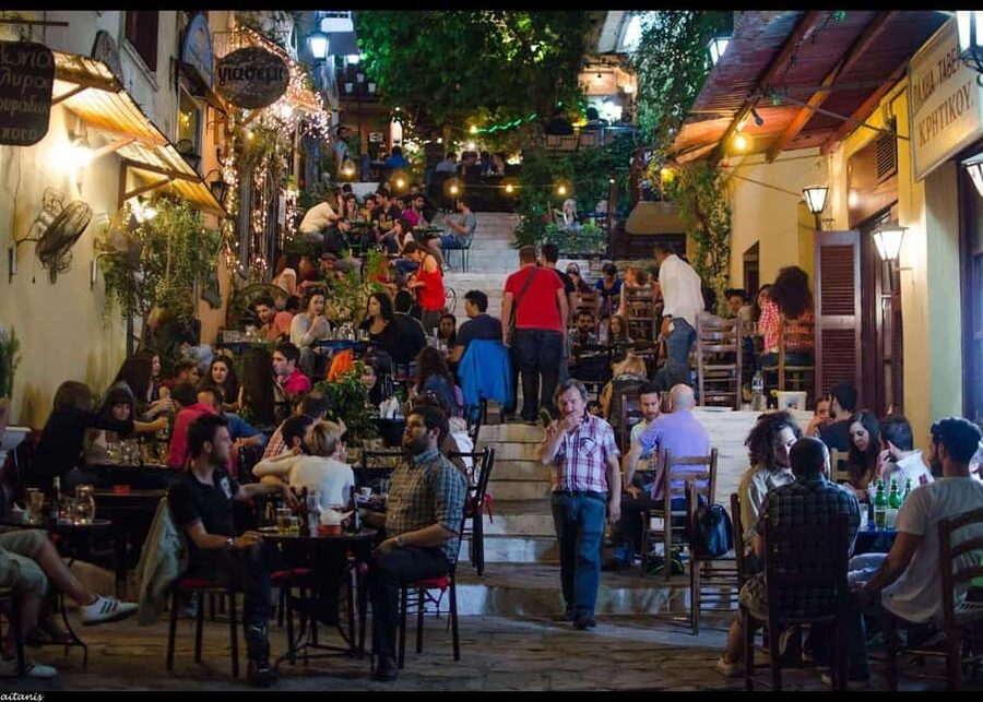 Athens: Night Walking Tour with Local Guide - The Athens night route, from Ermou Street to Monastiraki