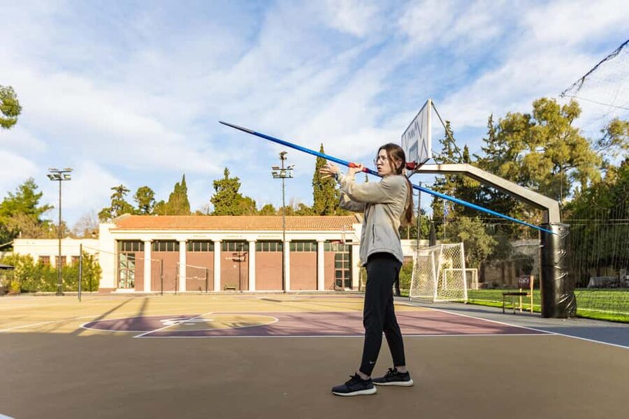 Athens: Olympic Games Workout Session - Old gym technique practice: throws and jumps with real coaching cues