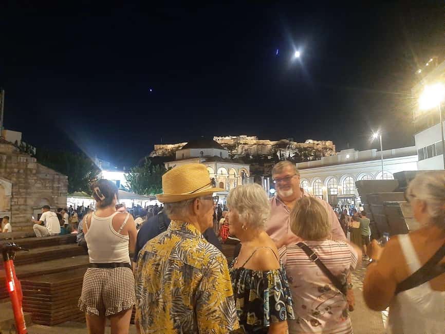 Athens panoramic tour by night with open double decker bus - The Night Route: Landmarks You Will Actually Recognize